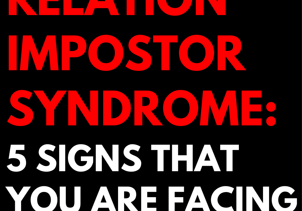 Relation impostor syndrome: 5 signs that you are facing without realizing it