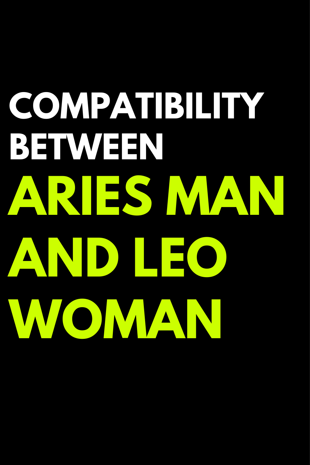 Compatibility between Aries man and Leo woman