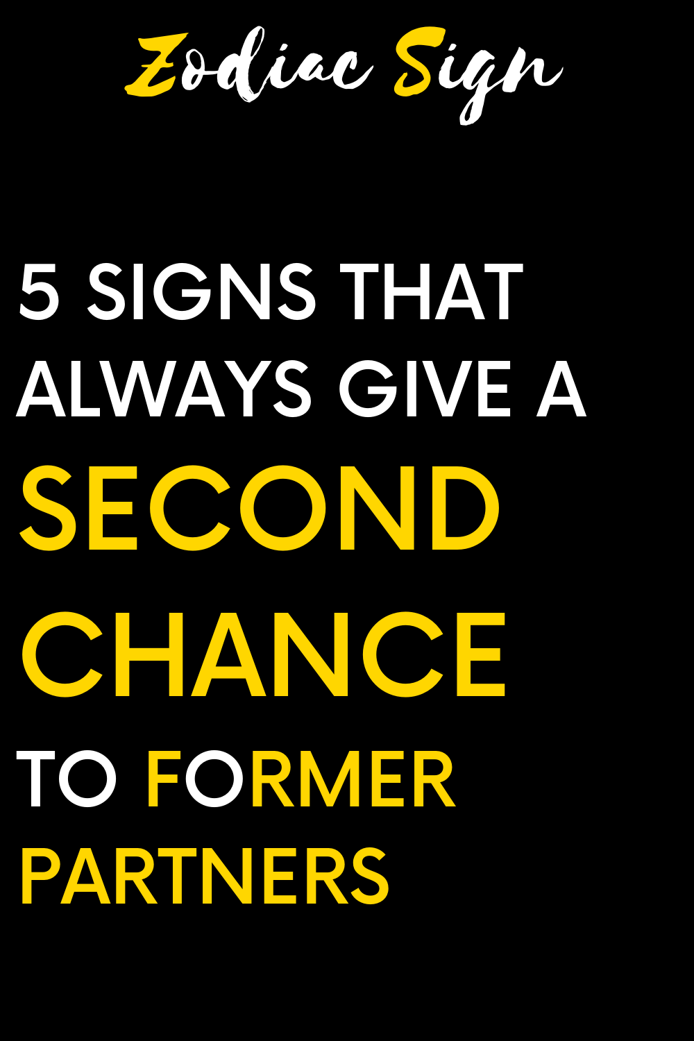 5 signs that always give a second chance to former partners