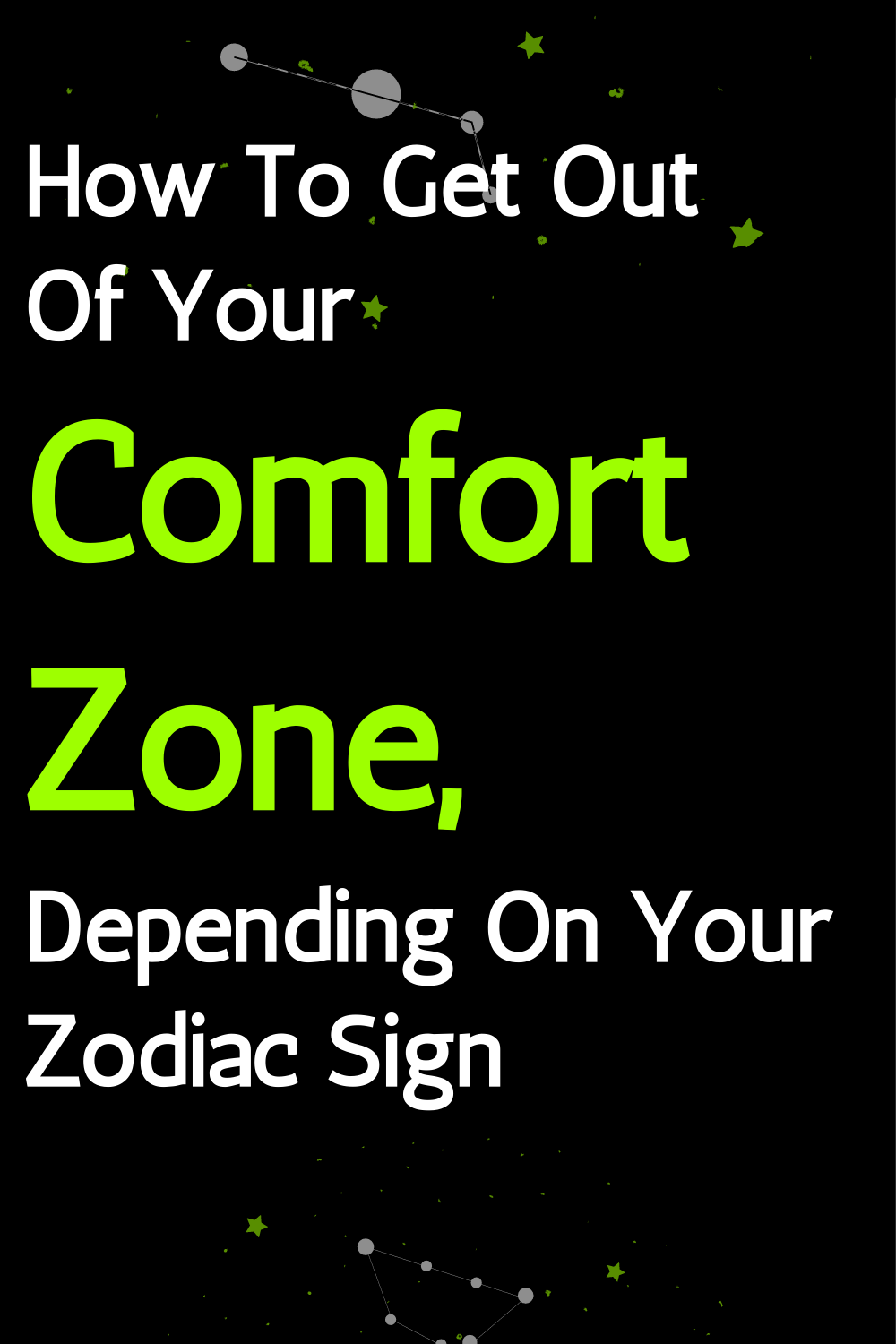 How To Get Out Of Your Comfort Zone, Depending On Your Zodiac Sign