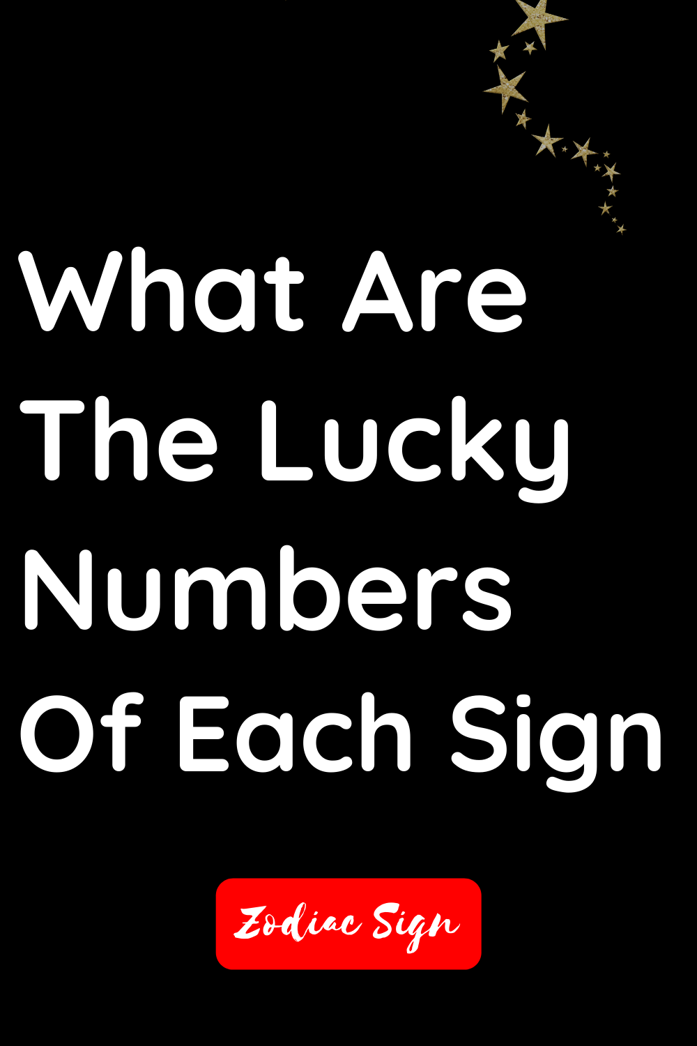 What are the lucky numbers of each sign
