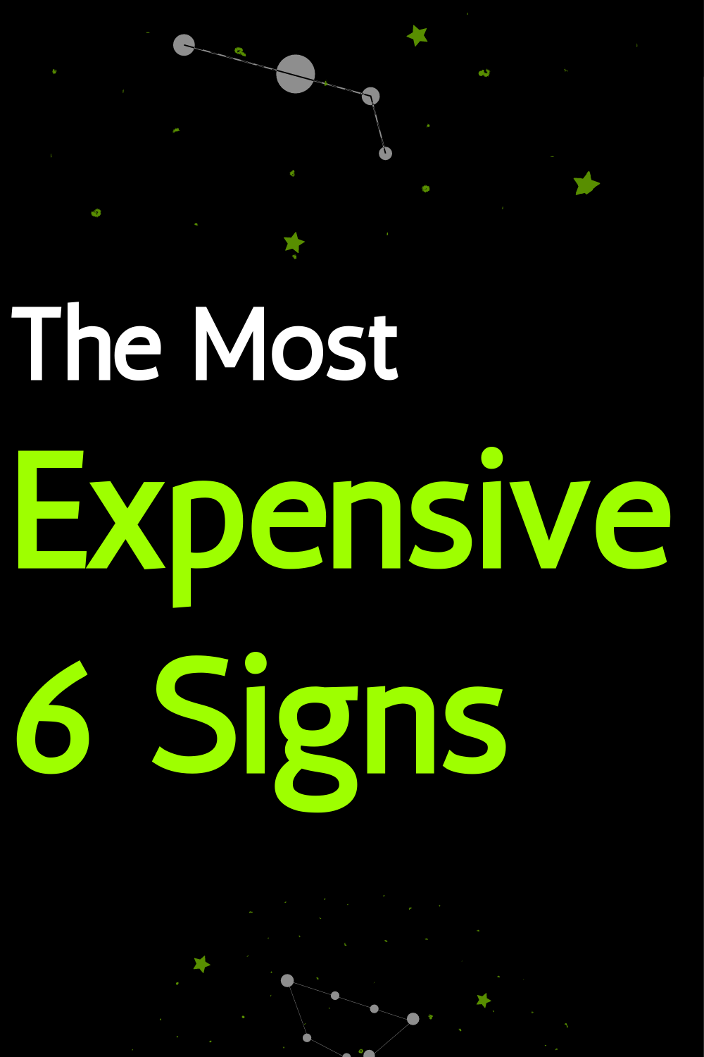 The Most Expensive 6 Signs