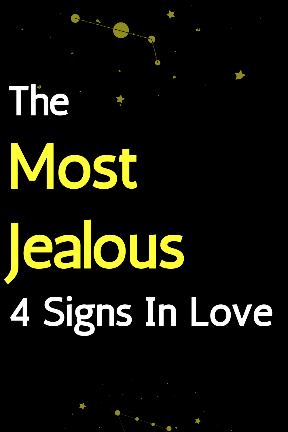 The Most Jealous 4 Signs In Love
