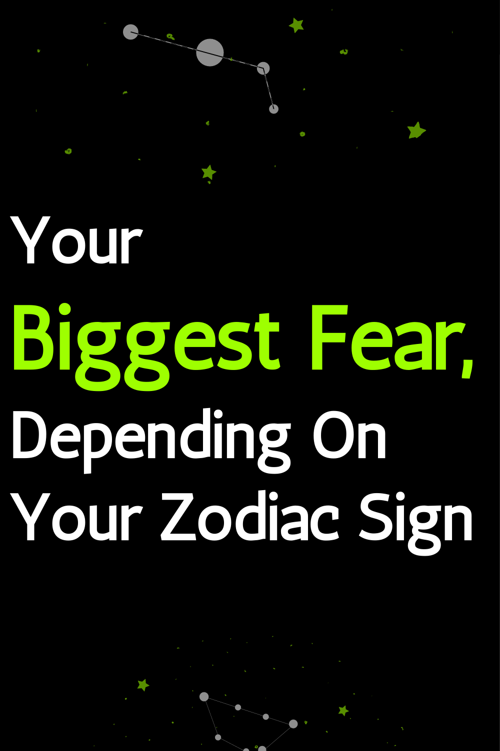 Your Biggest Fear, Depending On Your Zodiac Sign