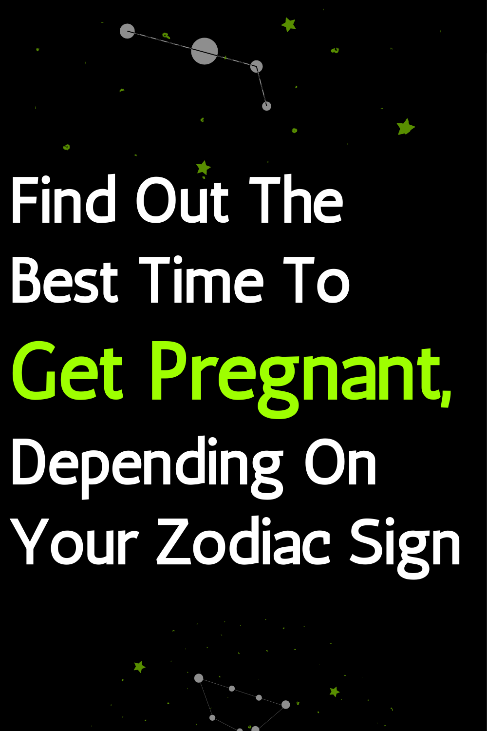 Find Out The Best Time To Get Pregnant, Depending On Your Zodiac Sign