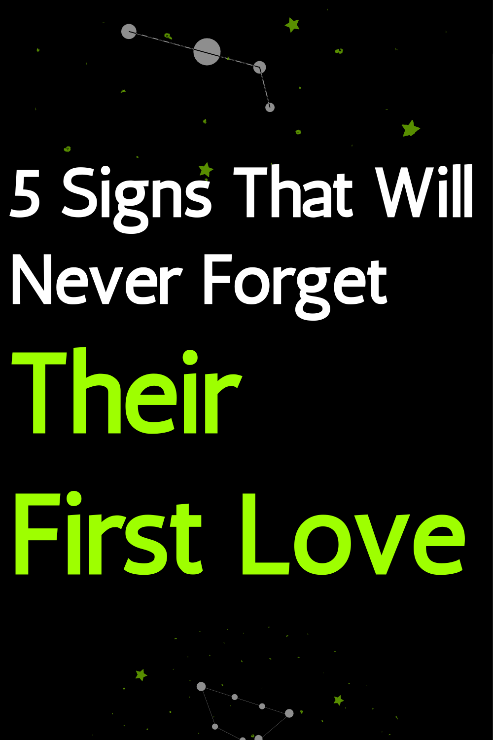 5 Signs That Will Never Forget Their First Love