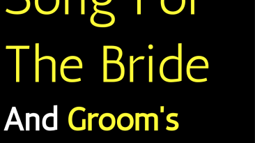 The Perfect Song For The Bride And Groom's Dance, Depend On Your Sign