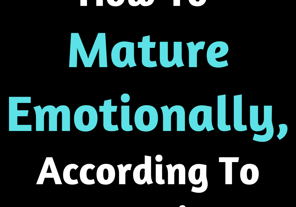 How To Mature Emotionally, According To Your Sign