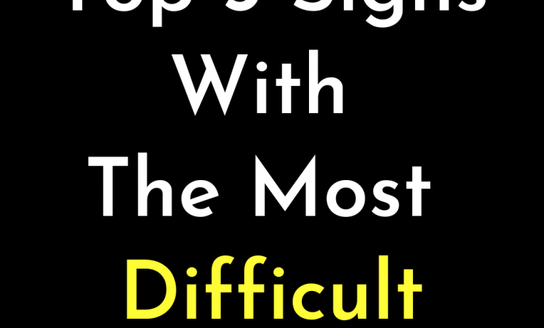 Top 3 Signs With The Most Difficult Temperament.