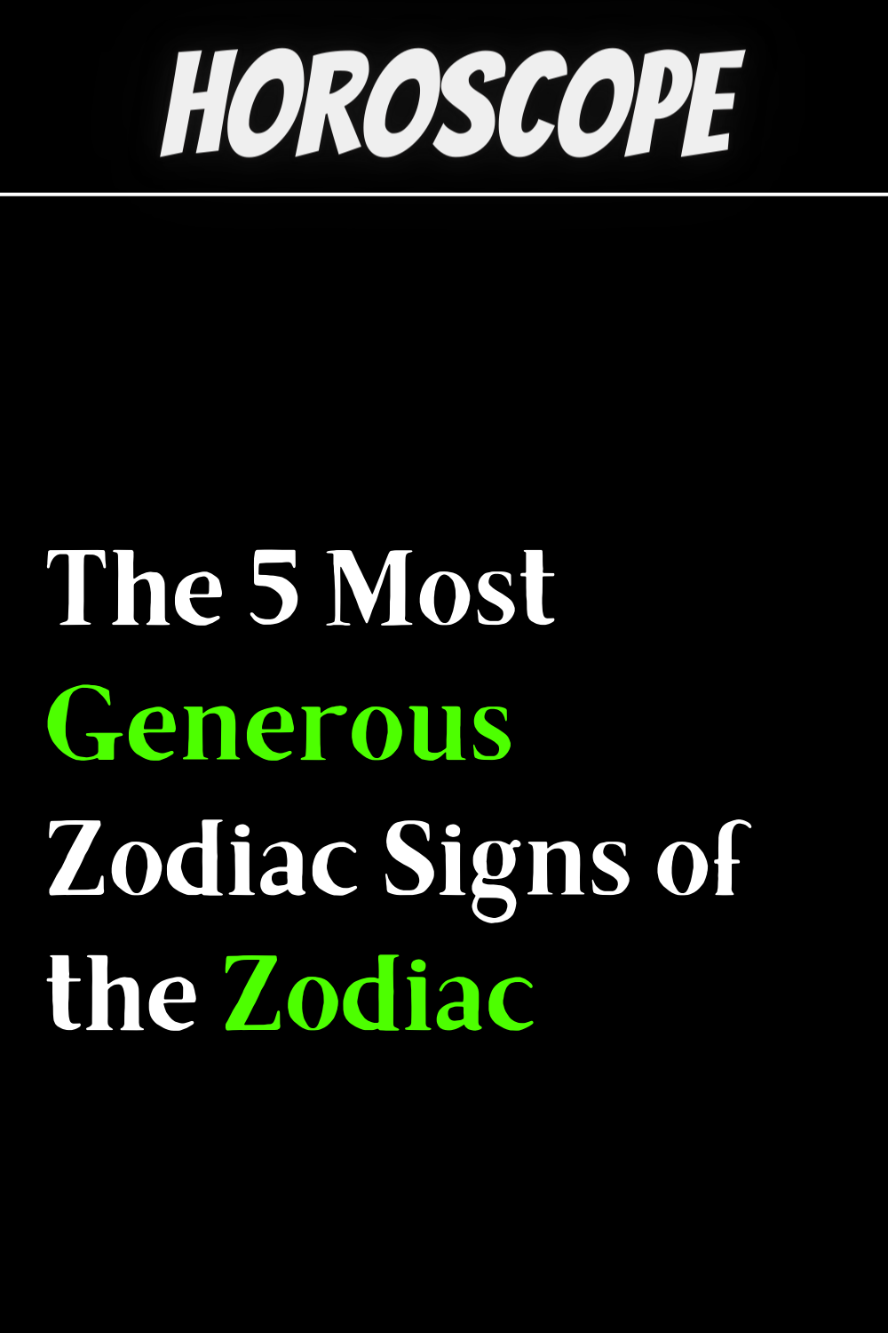 The 5 Most Generous Zodiac Signs of the Zodiac