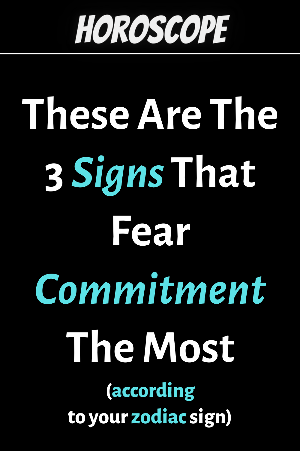 These Are The 3 Signs That Fear Commitment The Most