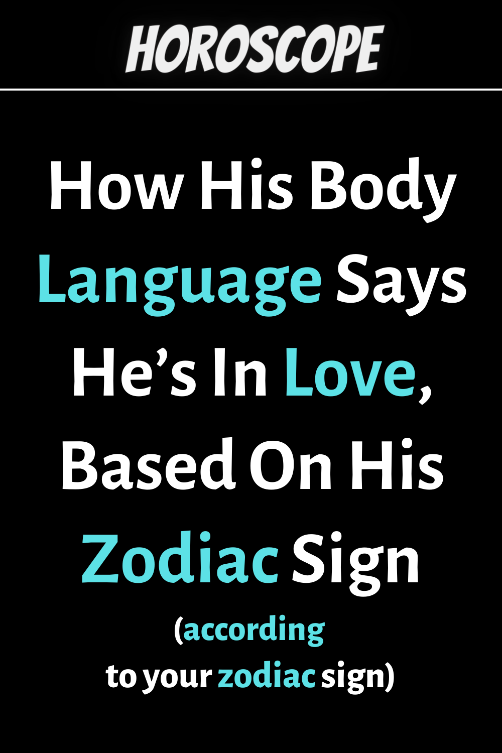 How His Body Language Says He’s In Love