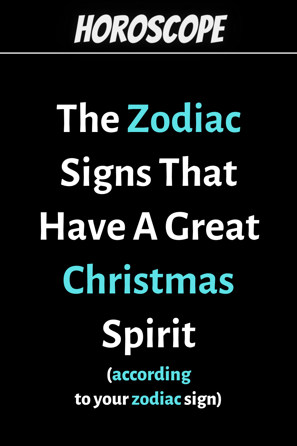 The Zodiac Signs That Have A Great Christmas Spirit
