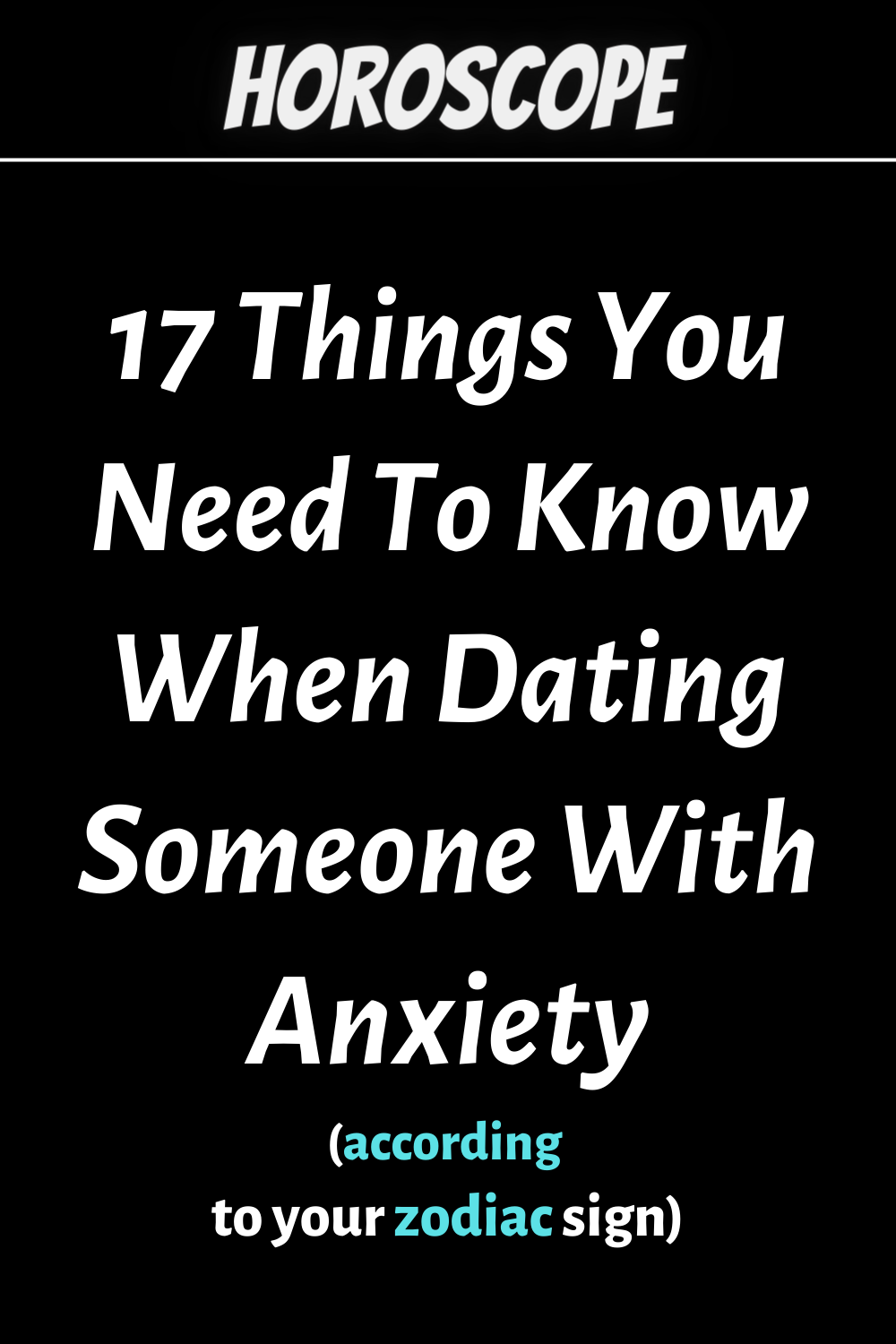 17 Things You Need To Know When Dating Someone With Anxiety