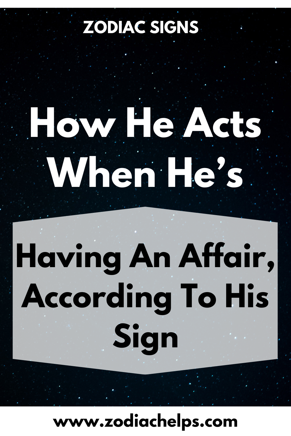 How He Acts When He’s Having An Affair, According To His Sign