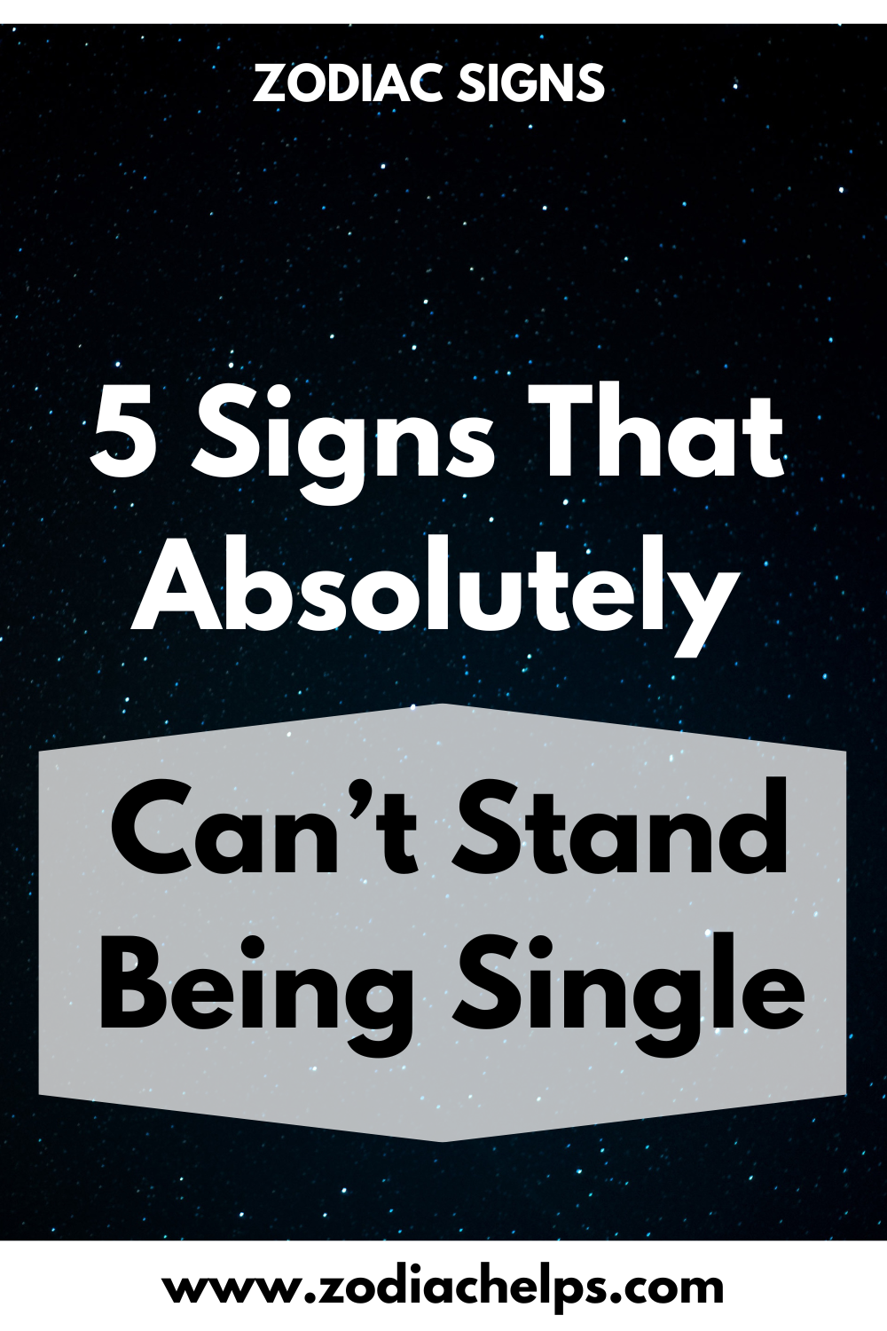 5 Signs That Absolutely Can’t Stand Being Single