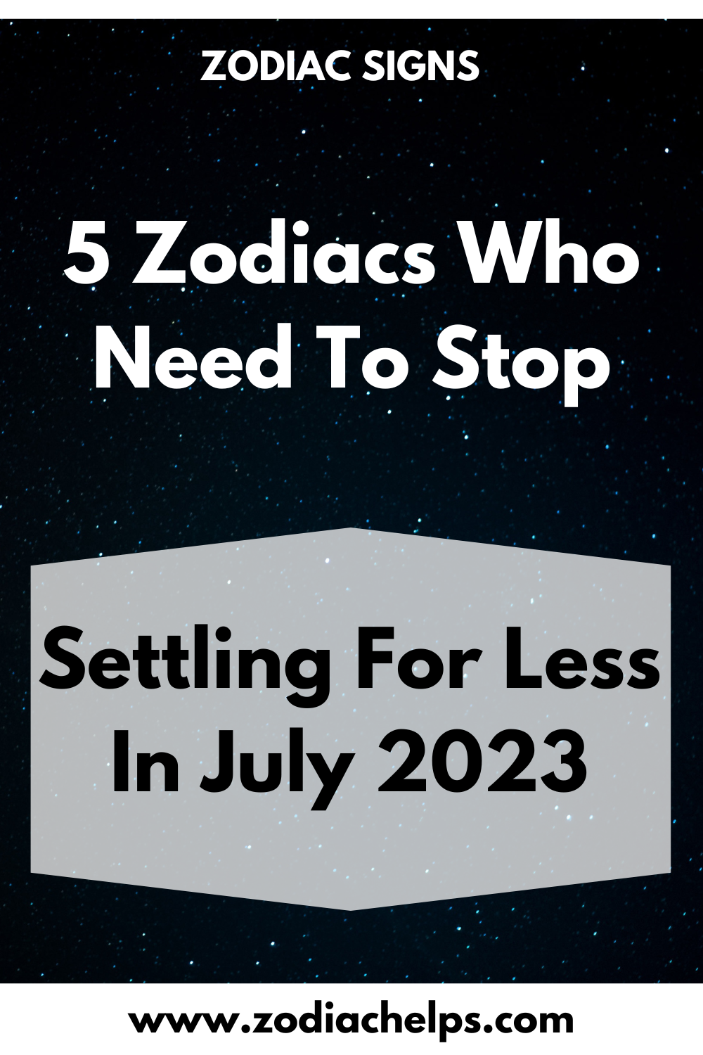 5 Zodiacs Who Need To Stop Settling For Less In July 2023
