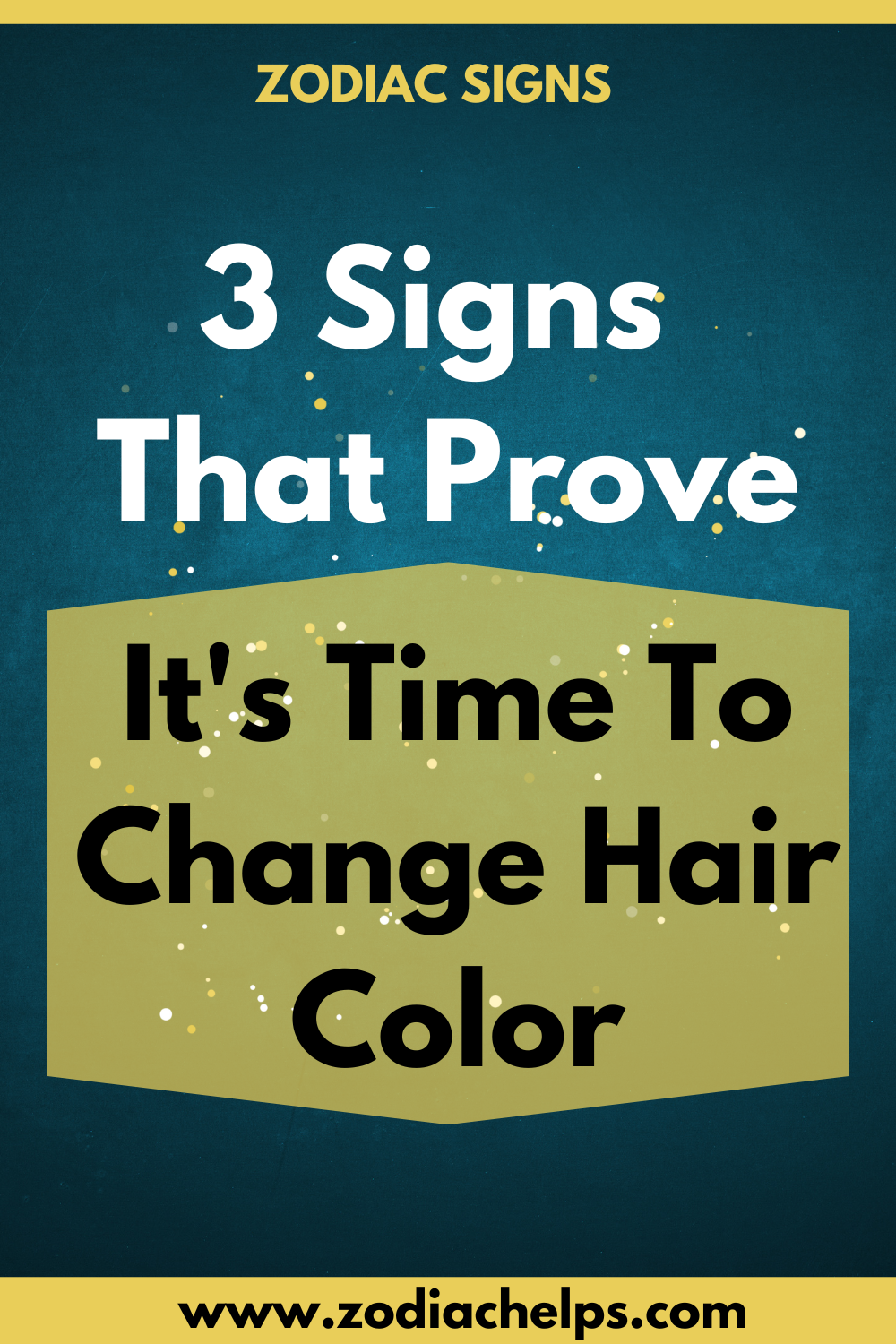3 Signs That Prove It's Time To Change Hair Color