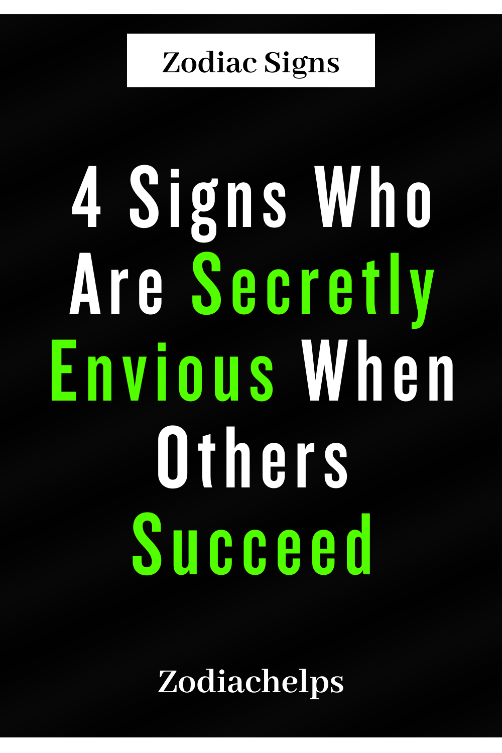 4 Signs Who Are Secretly Envious When Others Succeed
