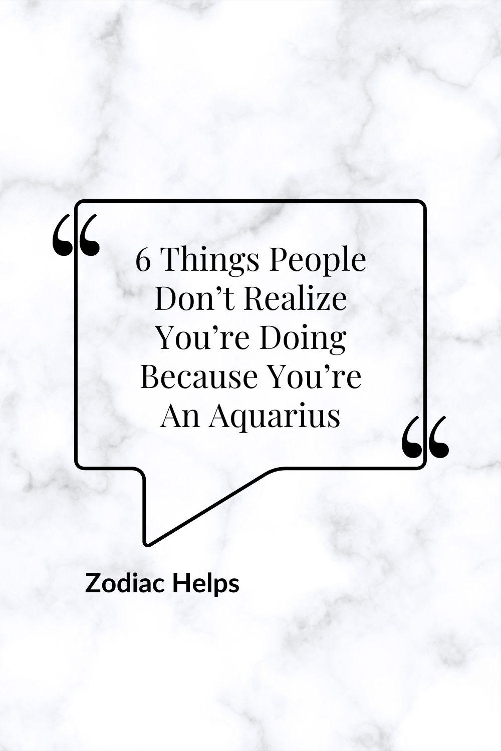 6 Things People Don’t Realize You’re Doing Because You’re An Aquarius