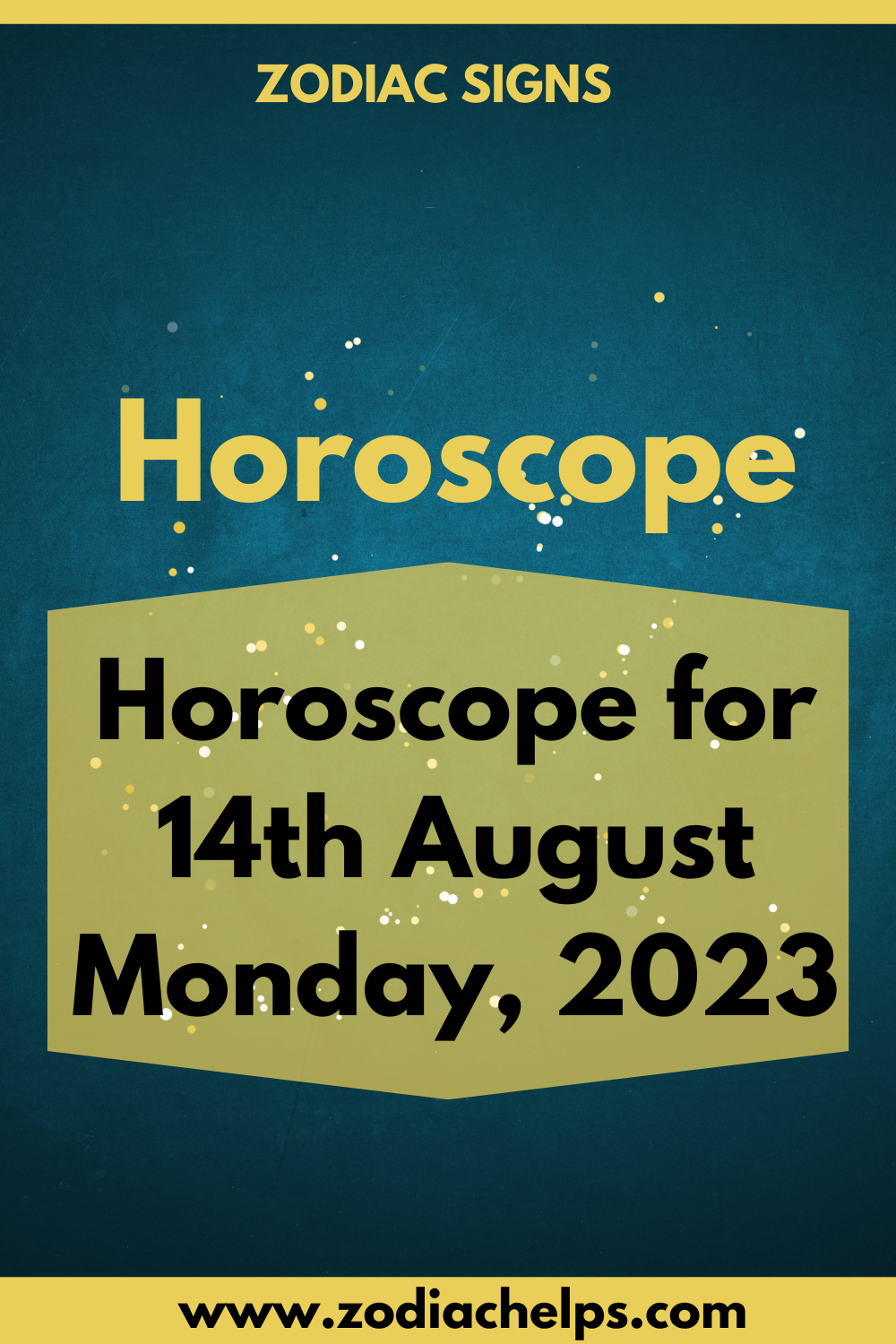 Horoscope for 14th August Monday, 2023