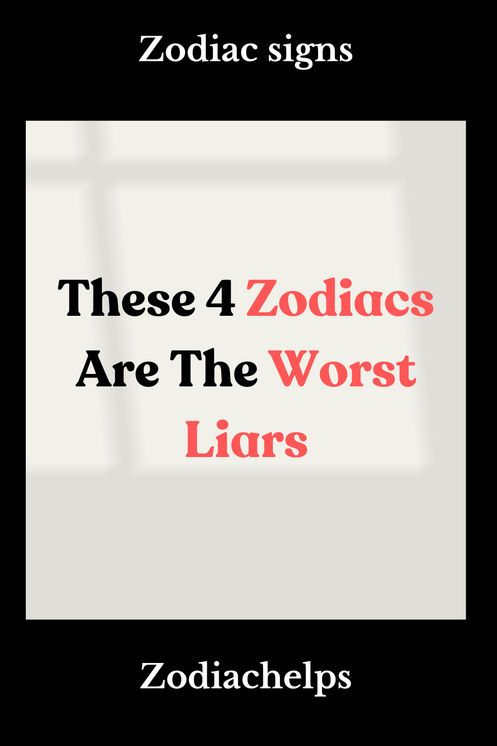 These 4 Zodiacs Are The Worst Liars