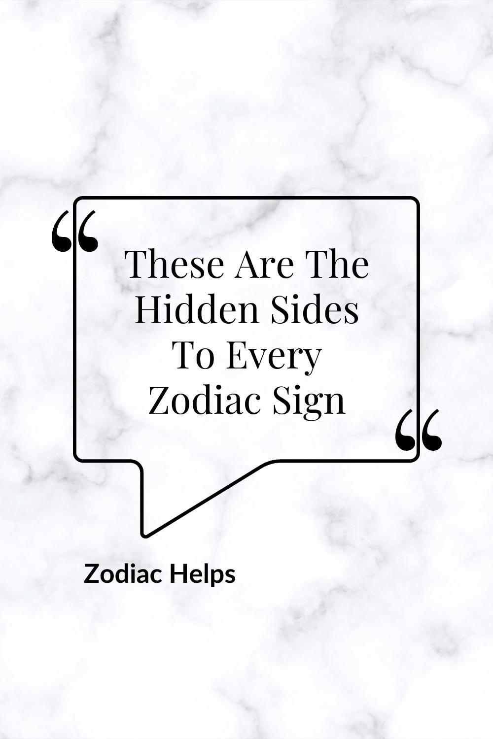 These Are The Hidden Sides To Every Zodiac Sign