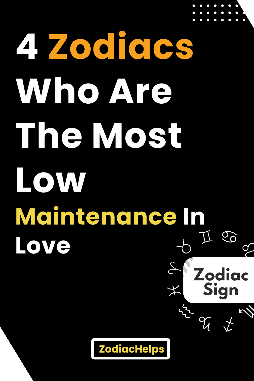 4 Zodiacs Who Are The Most Low Maintenance In Love