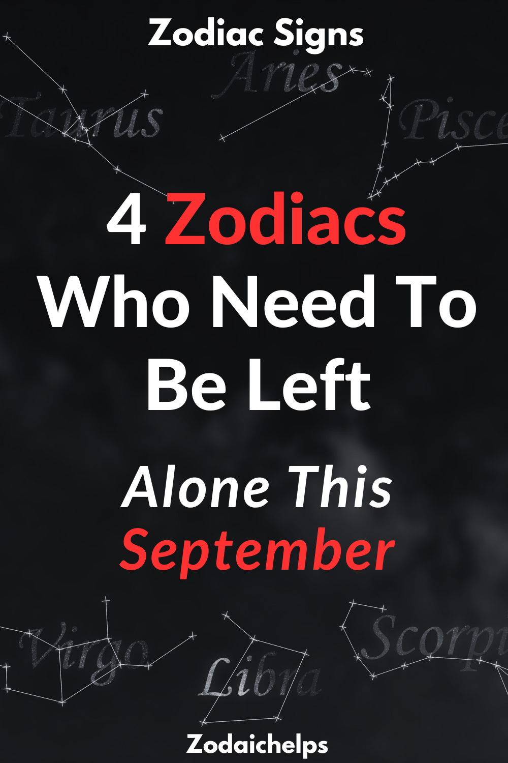 4 Zodiacs Who Need To Be Left Alone This September