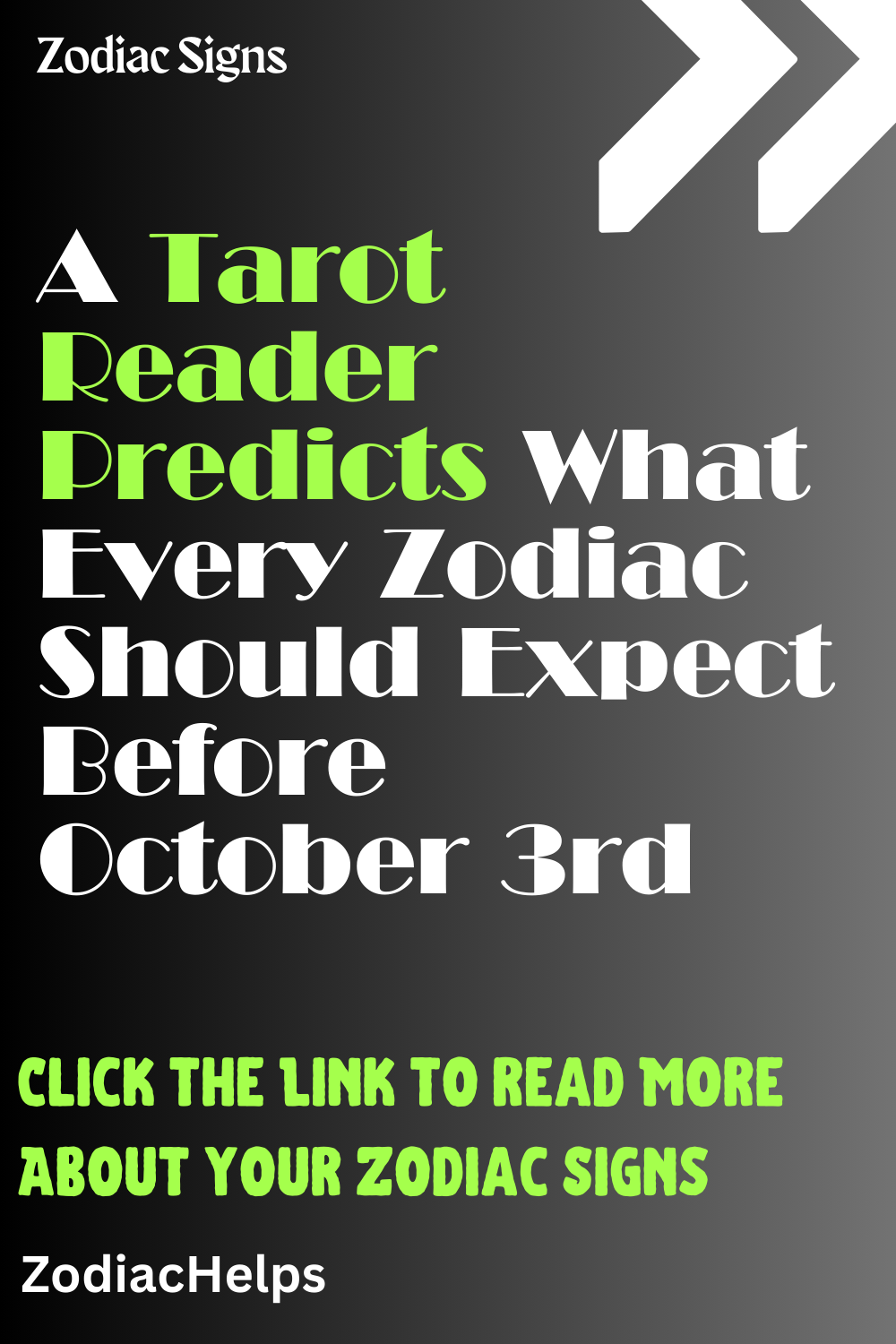 A Tarot Reader Predicts What Every Zodiac Should Expect Before October 3rd