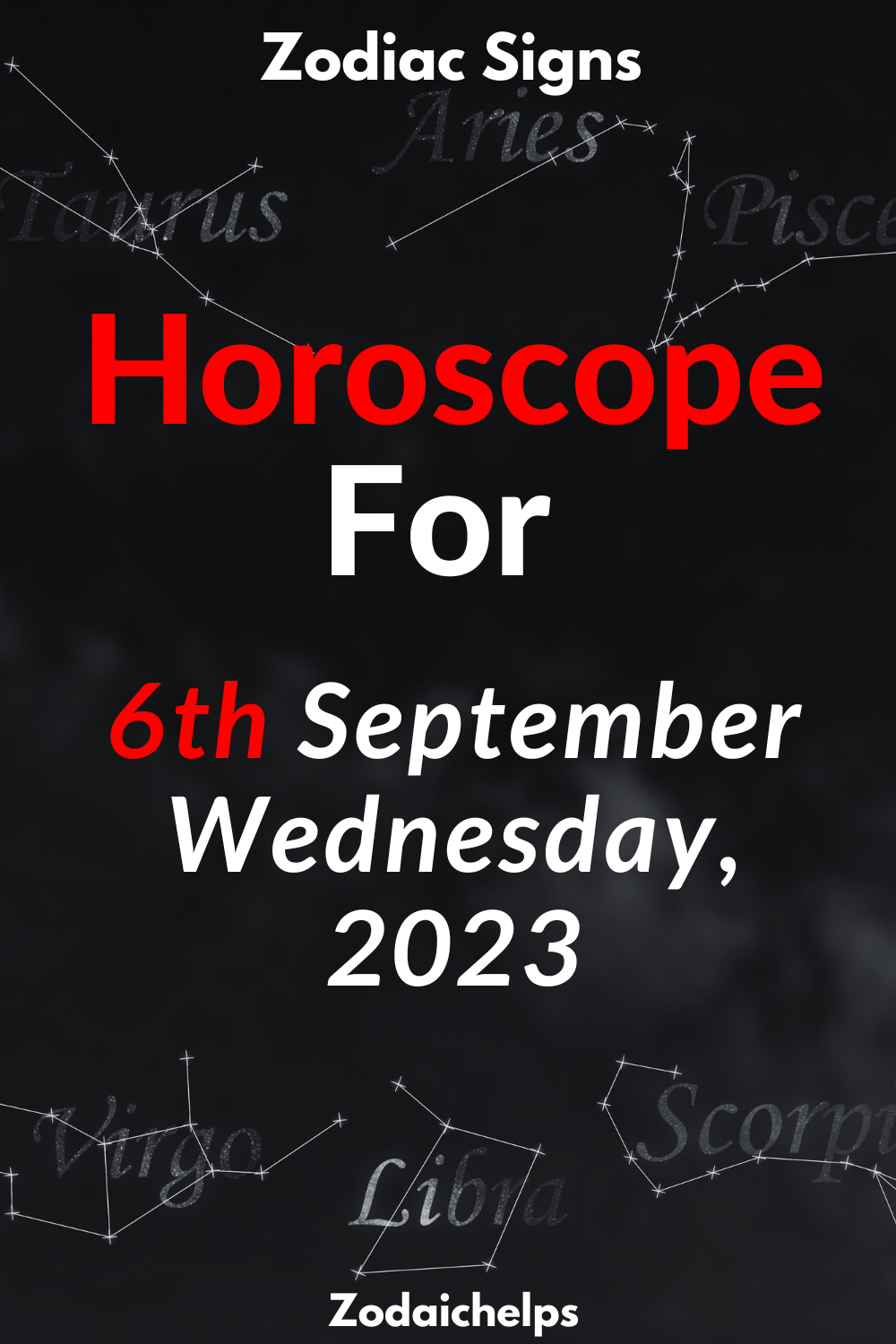 Horoscope for 6th September Wednesday, 2023