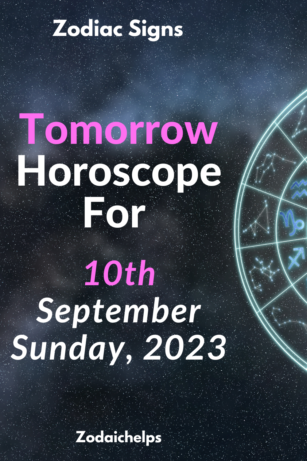 Tomorrow Horoscope for 10th September Sunday, 2023