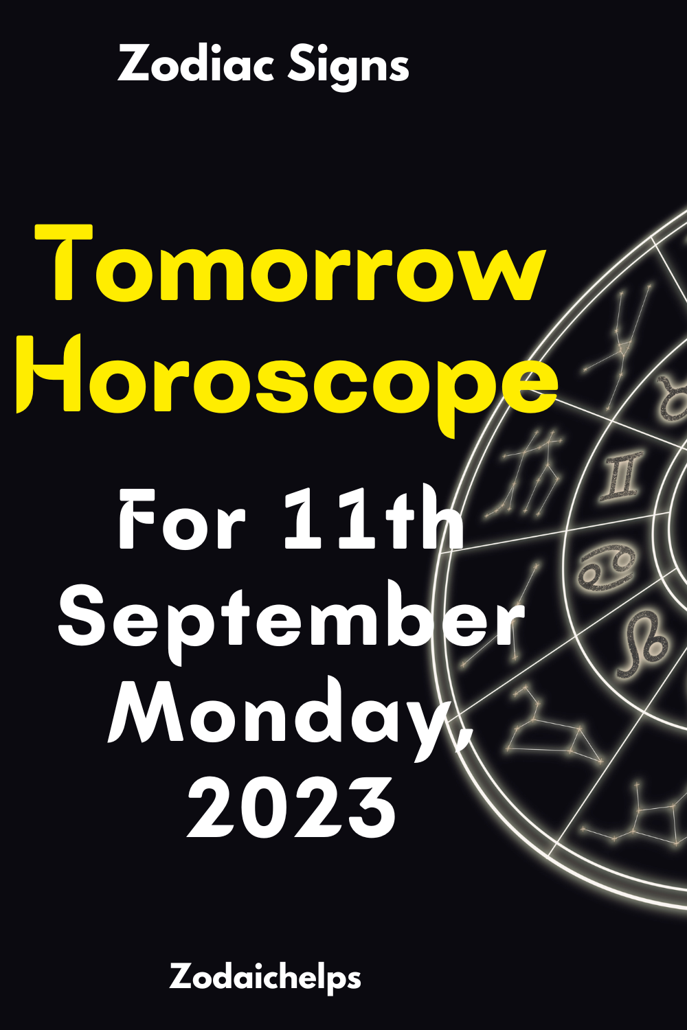 Tomorrow Horoscope for 11th September Monday, 2023