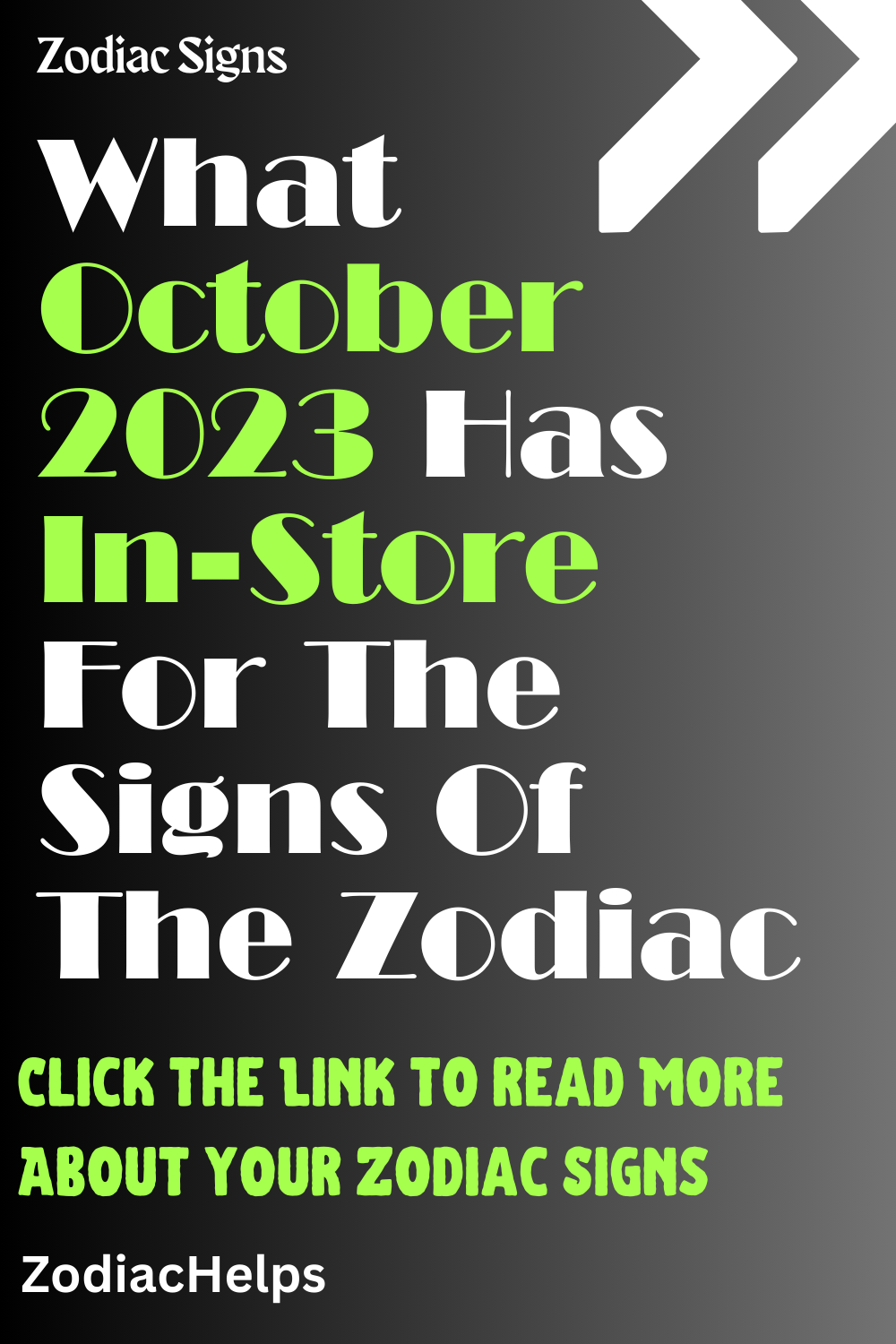 What October 2023 Has In Store For The Signs Of The Zodiac