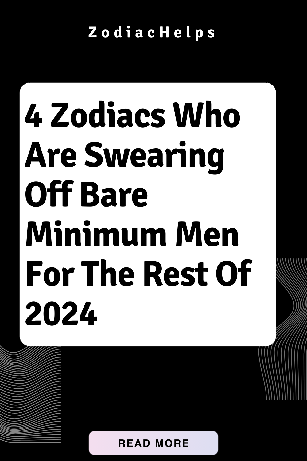 4 Zodiacs Who Are Swearing Off Bare Minimum Men For The Rest Of 2024
