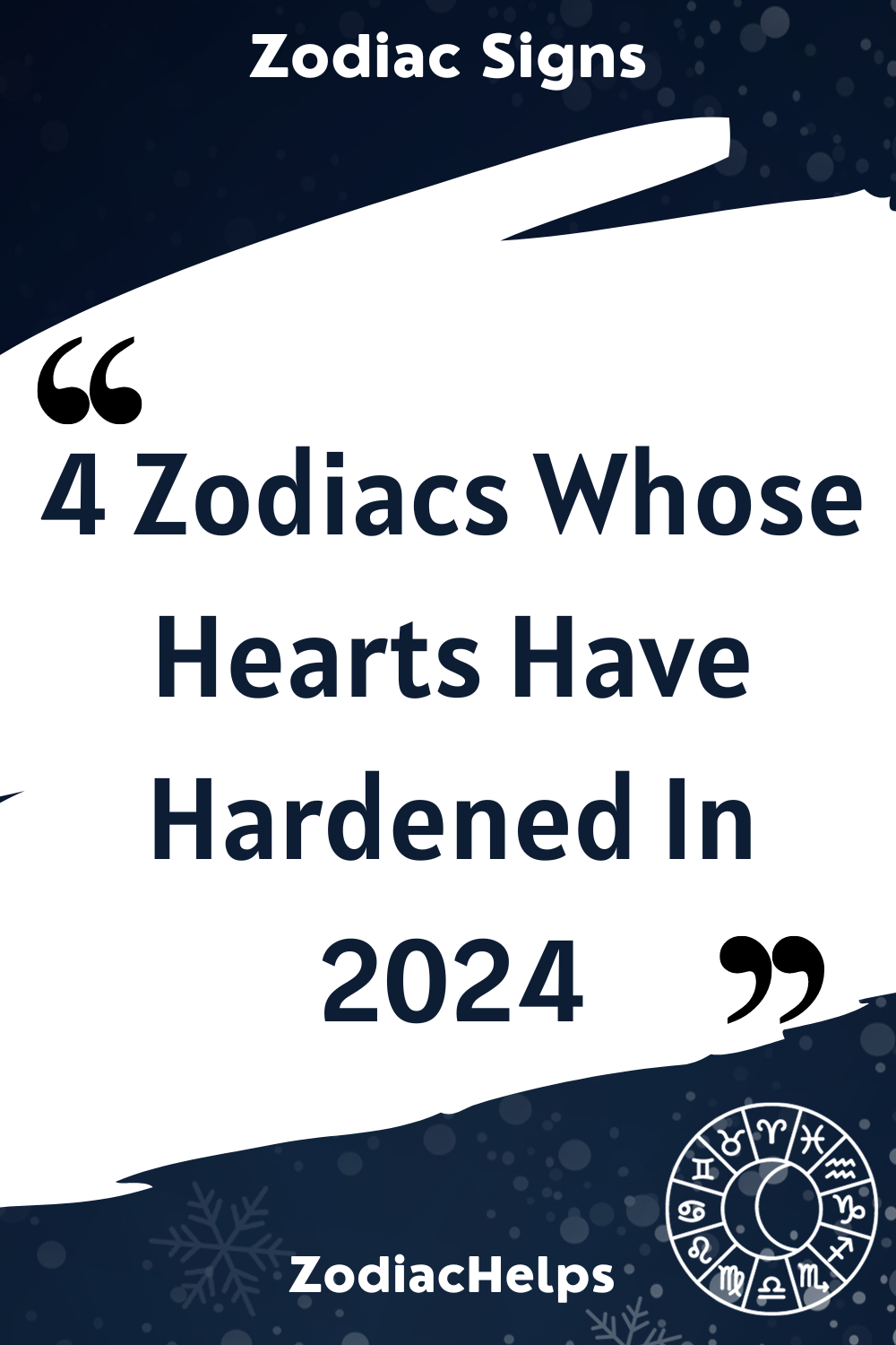 4 Zodiacs Whose Hearts Have Hardened In 2024