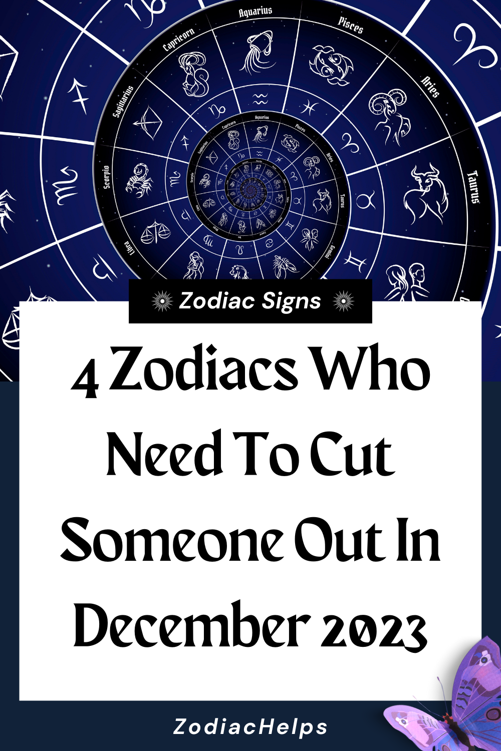 4 Zodiacs Who Need To Cut Someone Out In December 2023
