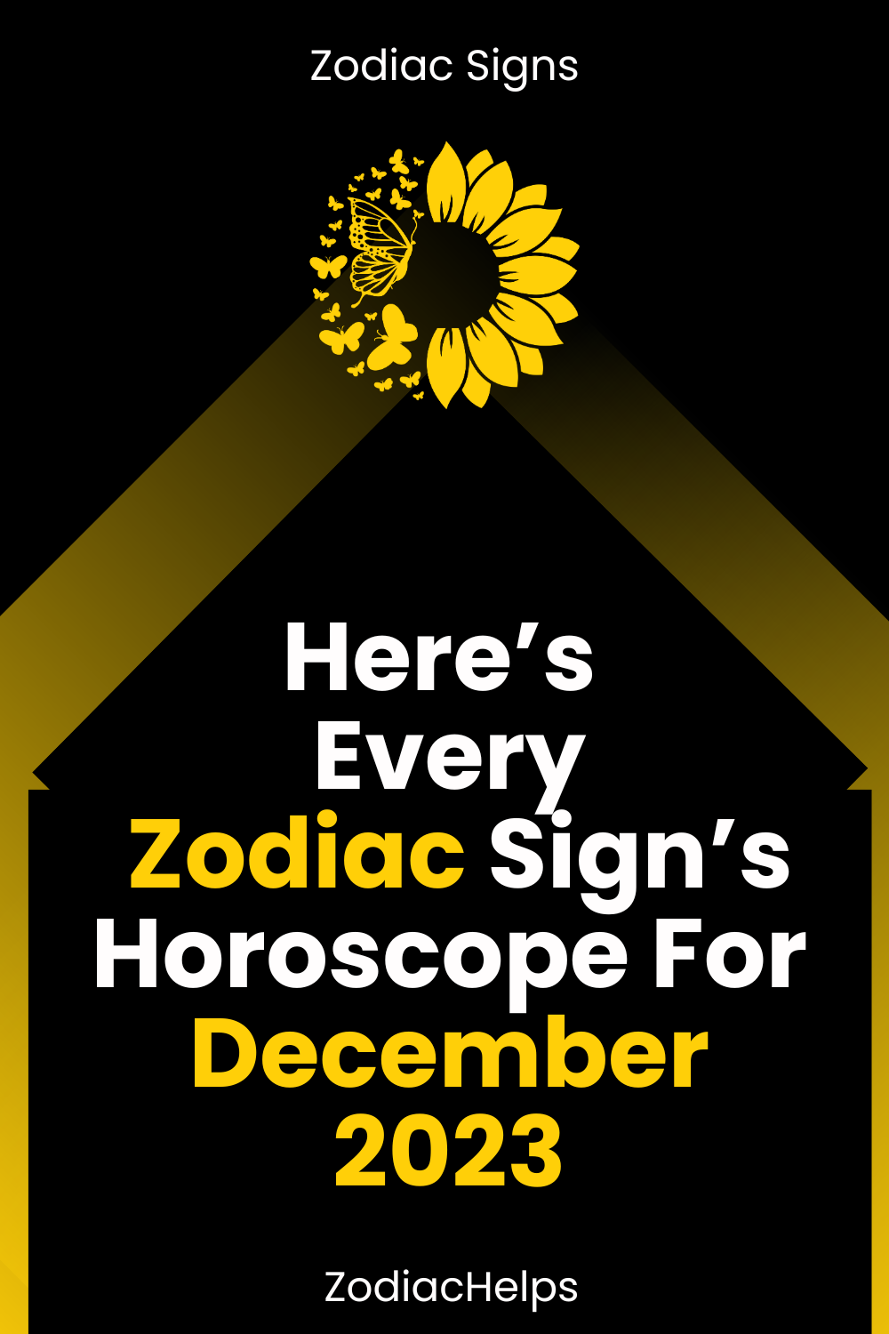 Zodiac Sign’s Horoscope For December 2023