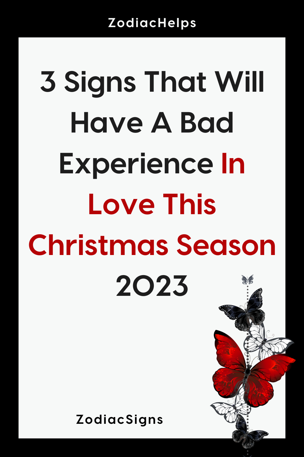 3 Signs That Will Have A Bad Experience In Love This Christmas Season 2023