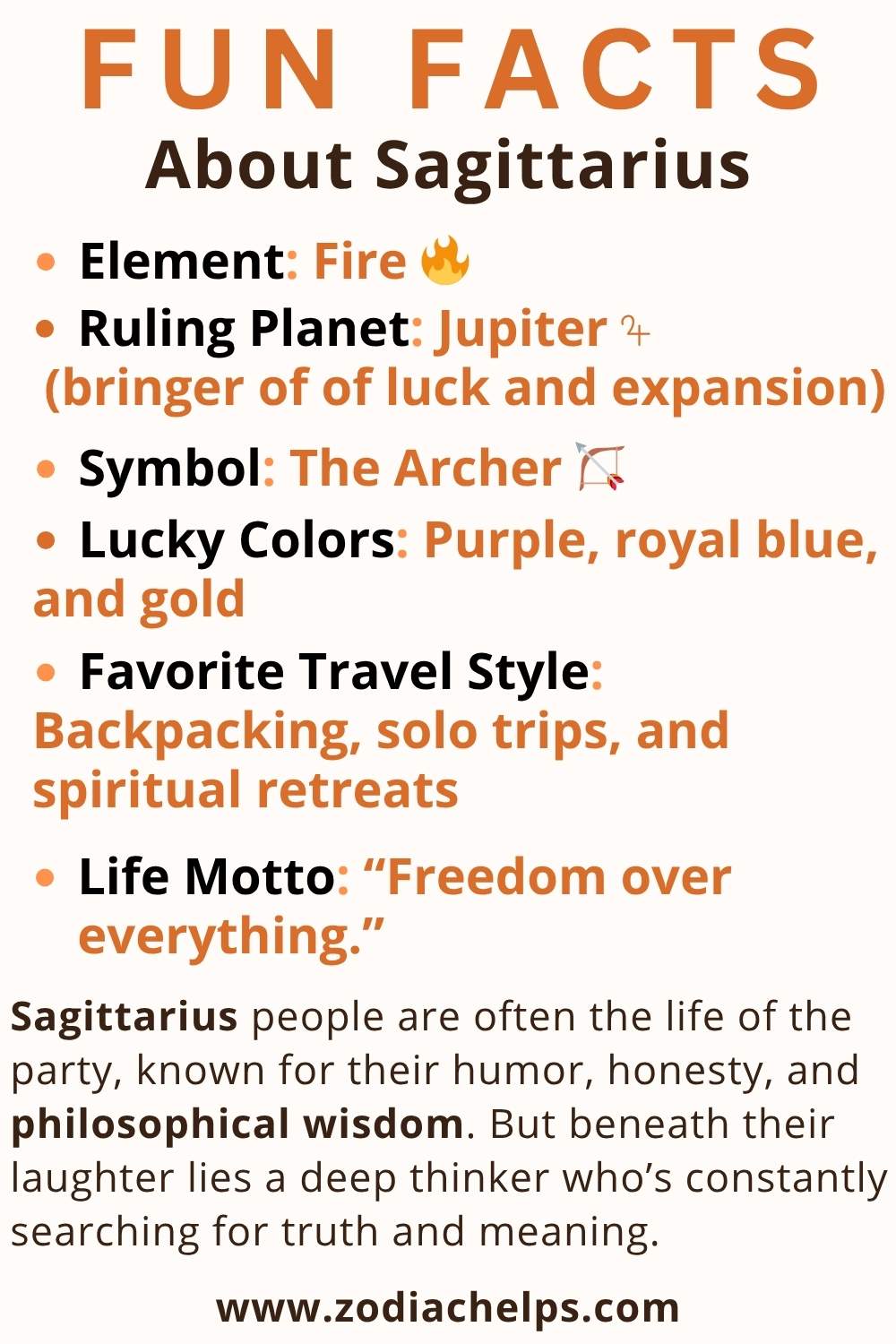 Fun Facts About Sagittarius