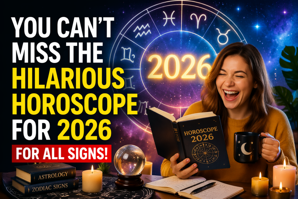You Can’t Miss The Hilarious Horoscope For 2026 – For All Signs!