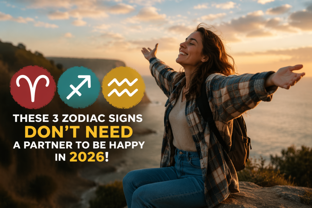 These 3 Zodiac Signs Don’t Need A Partner To Be Happy In 2026!