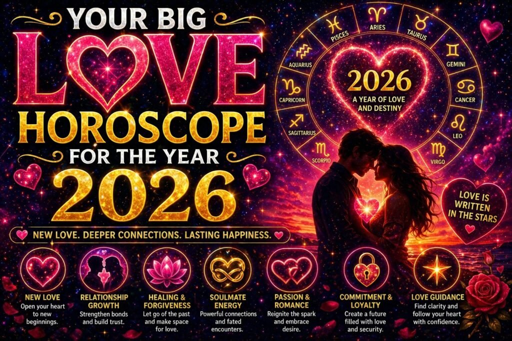 Your Big Love Horoscope For The Year 2026