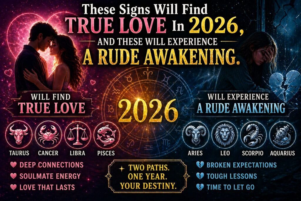 These Signs Will Find True Love In 2026, And These Will Experience A Rude Awakening.