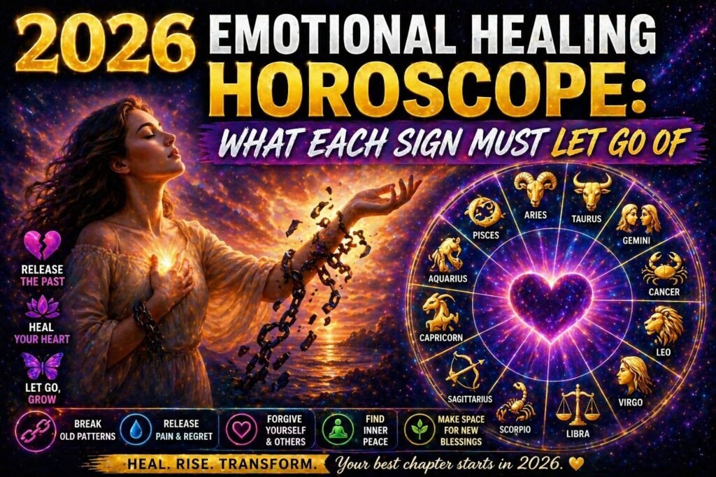 2026 Emotional Healing Horoscope: What Each Sign Must Let Go of