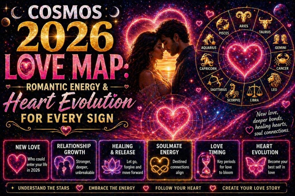 Cosmos 2026 Love Map_ Romantic Energy & Heart Evolution for Every Sign
