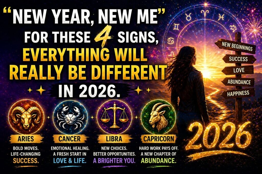 "New Year, New Me": For These 4 Signs, Everything Will Really Be Different In 2026.