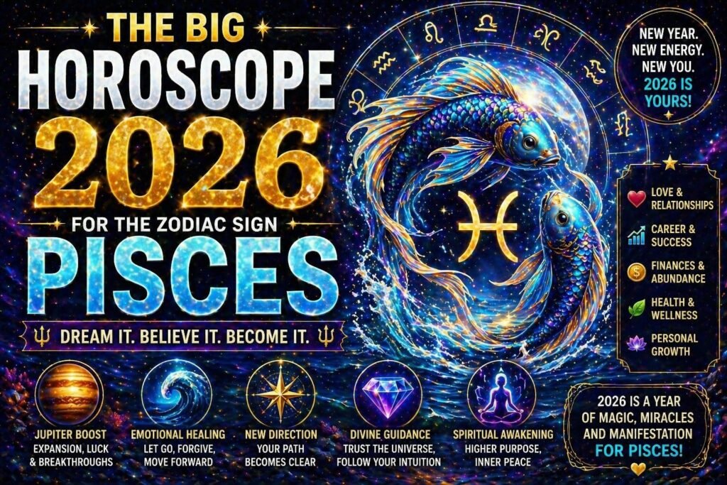 The Big Horoscope 2026 For The Zodiac Sign Pisces