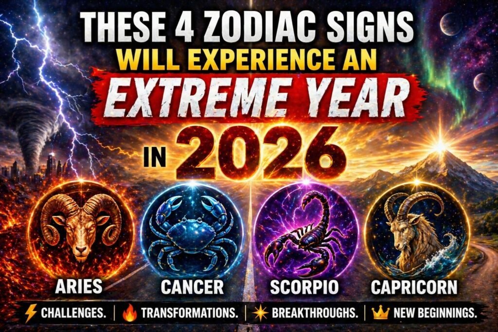 These 4 Zodiac Signs Will Experience An Extreme Year In 2026