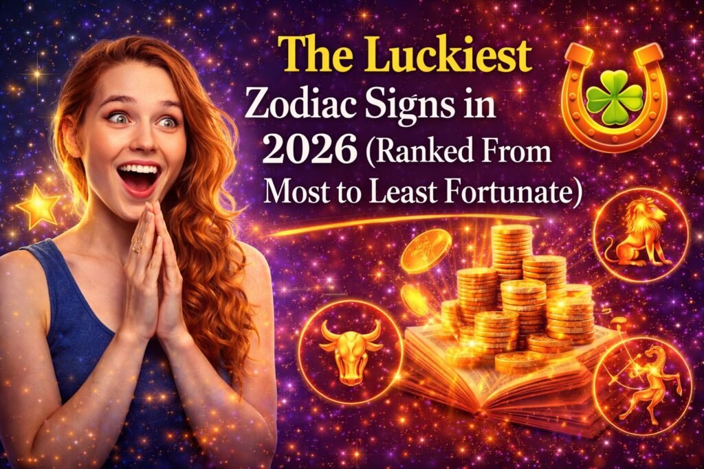 The Luckiest Zodiac Signs in 2026 (Ranked From Most to Least Fortunate)